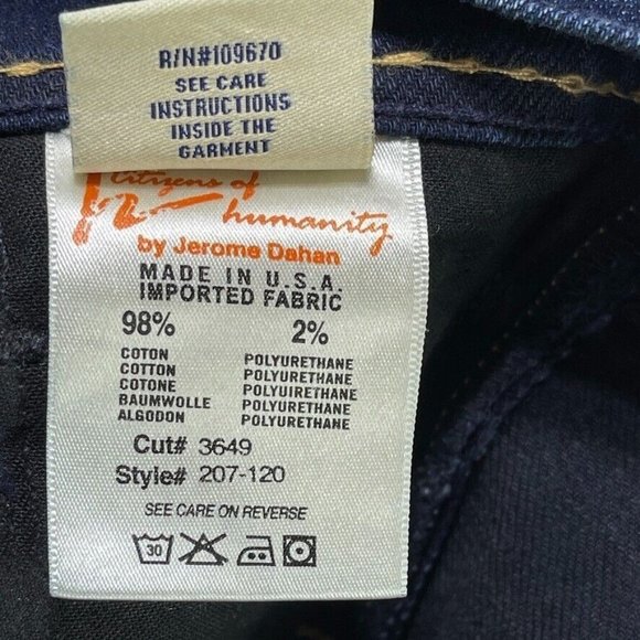 CITIZENS of HUMANITY Jeans COH PANTHER #207 Stretch Bootcut Women's  30 - Picture 10 of 15